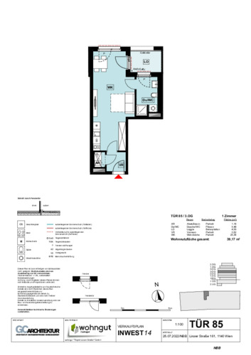 Wohnungsplan 14LIN161_85_NBB