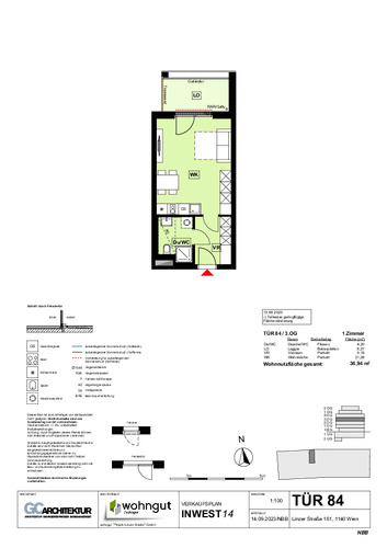 Wohnungsplan 14LIN161_84 Index01