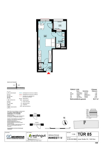 Wohnungsplan 14LIN161_85