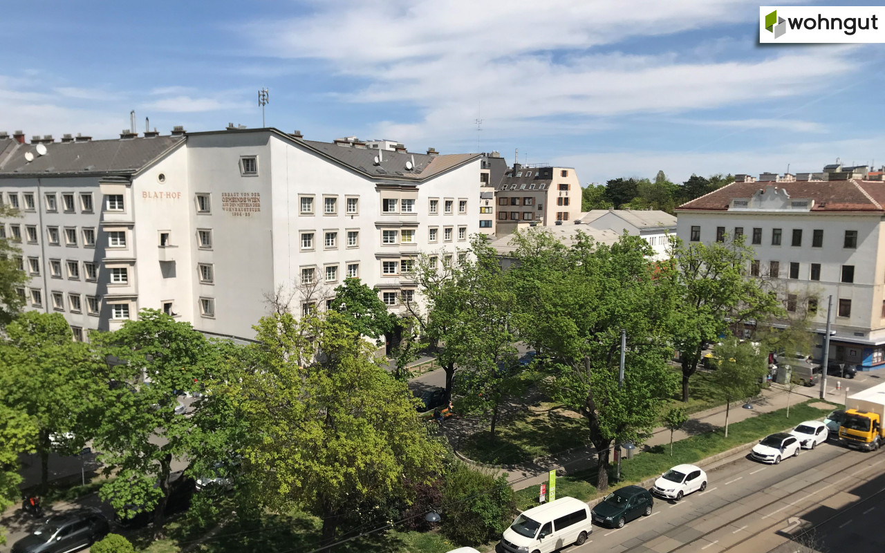 Blich Richtung Linzer Straße / Norden